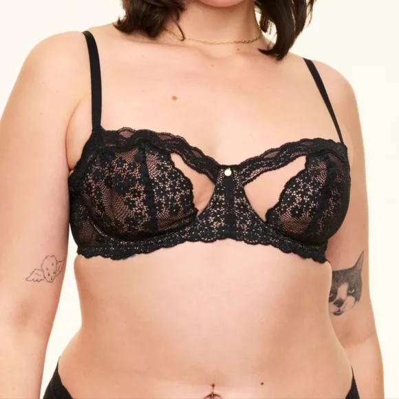 NWT Set Of 2 Adore Me 38 G Bra Lace Melrose & Odette Unlined Balconette Lingerie - Picture 2 of 9